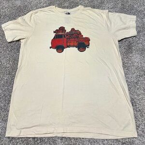 The North Face Camp Truck Tee - Men’s Large (Cream/Off-White)